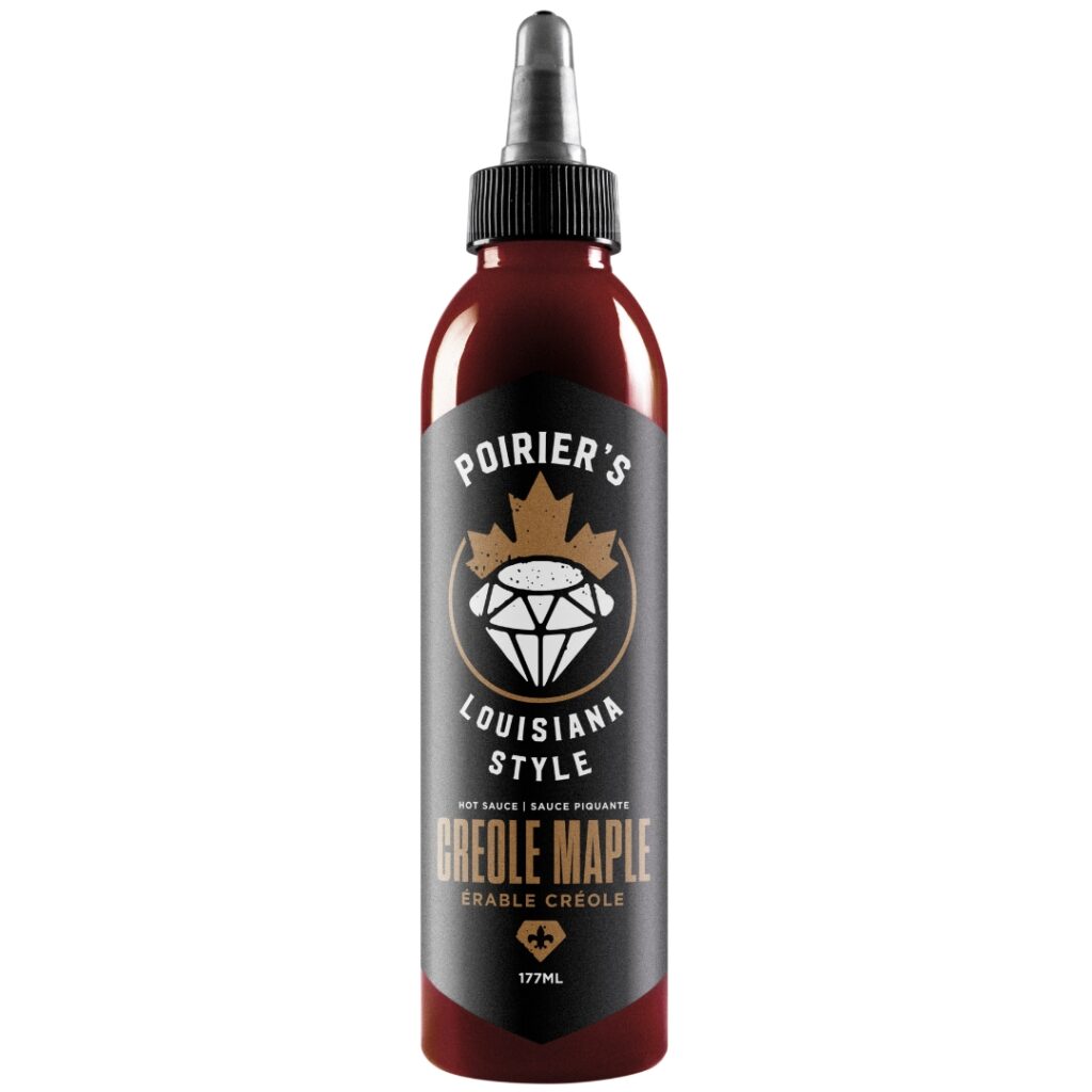 Experience the perfect balance of sweet maple and bold Creole heat with Poirier’s Creole Maple hot sauce. Crafted with ghost peppers, fermented cayenne, and Canadian maple syrup, it’s a small-batch, clean-label knockout—ideal for BBQ, fried chicken, breakfast dishes, and even cocktails. A true gourmet game-changer.
